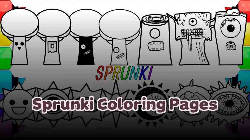 Sprunki Coloring Pages
