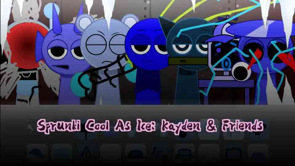Sprunki Cool As Ice: Kayden & Friends
