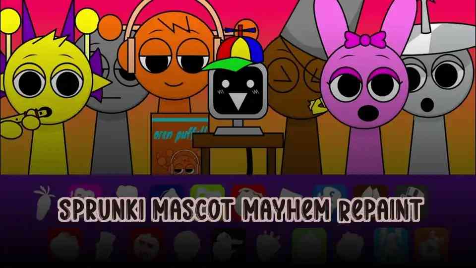 Sprunki Mascot Mayhem Repaint