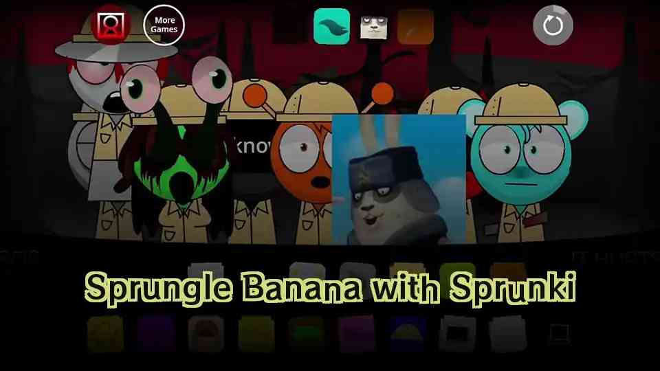 Sprungle Banana with Sprunki