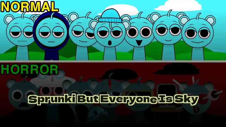 Sprunki But Everyone Is Sky