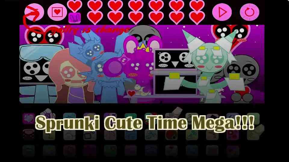 Sprunki Cute Time Mega!!!
