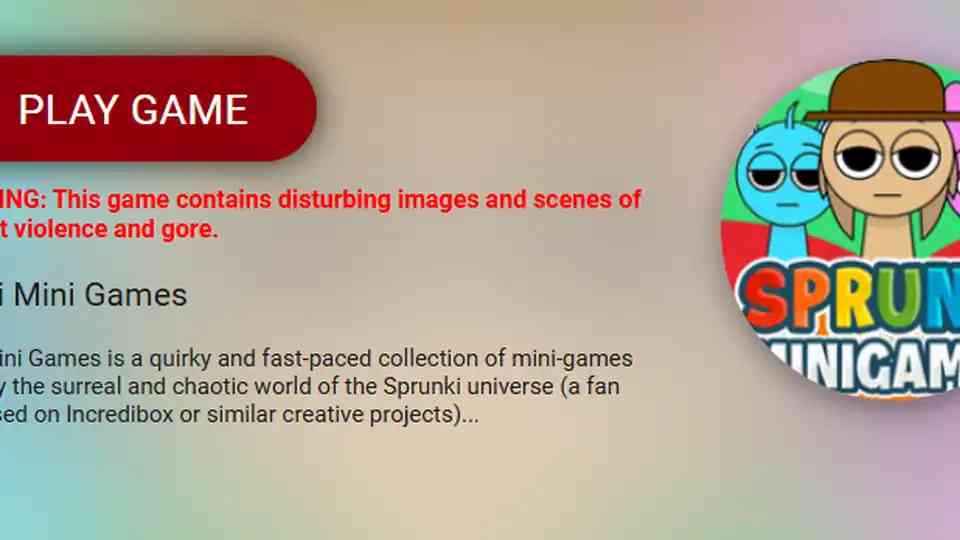 Sprunki Mini Games