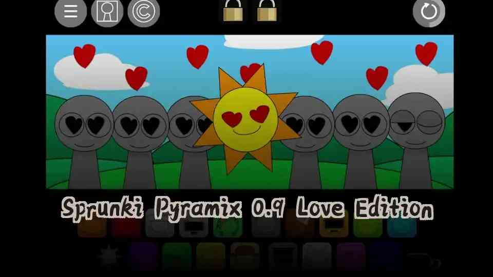 Sprunki Pyramix 0.9 Love Edition