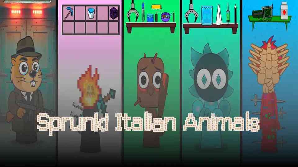Sprunki Italian Animals
