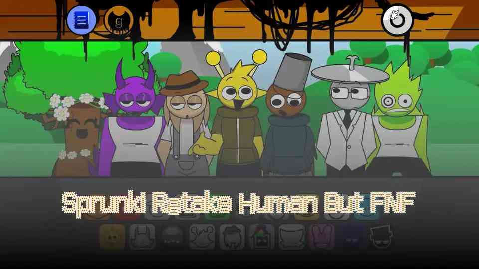 Sprunki Retake Human But FNF
