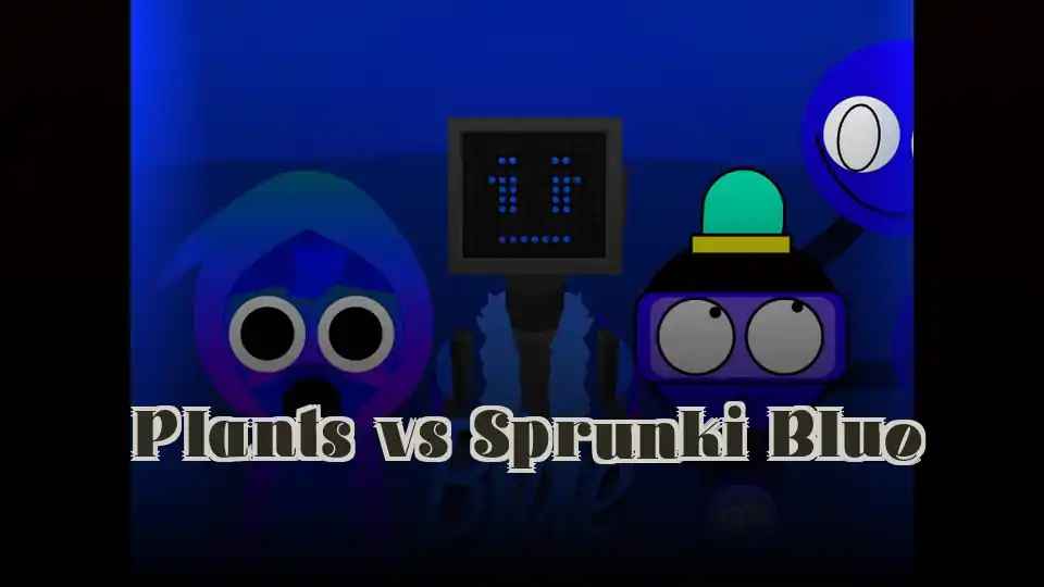 Plants vs Sprunki Blue