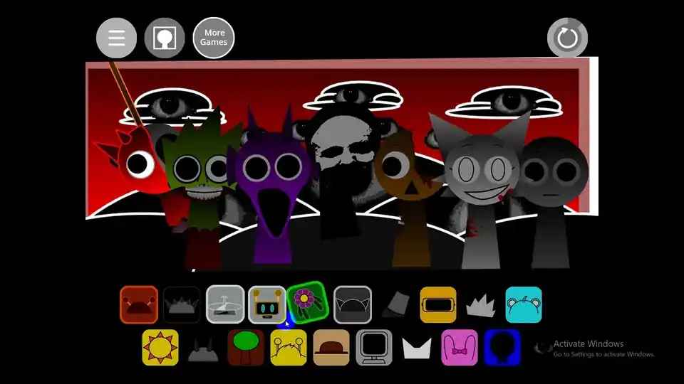 Sprunki Die with Smile