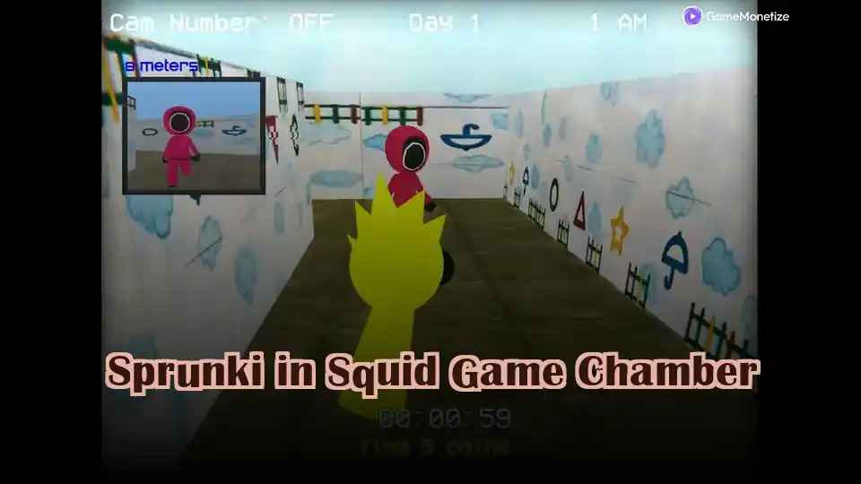 Sprunki in Squid Game Chamber