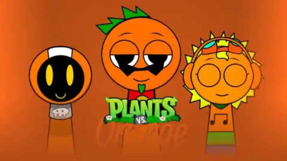 Sprunki Orange vs Plants