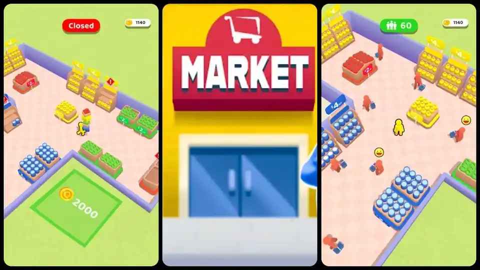 Clicker Games Supermarket Master