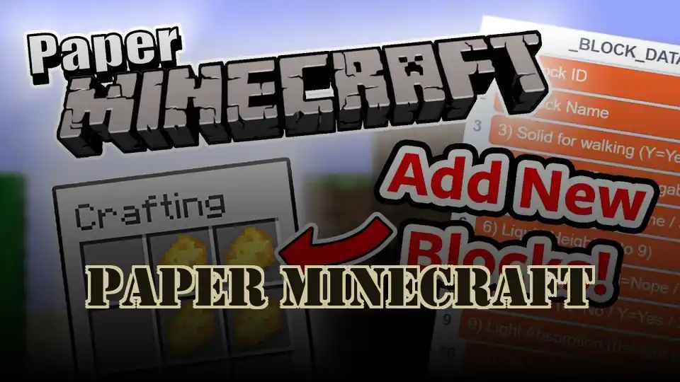 Paper Minecraft