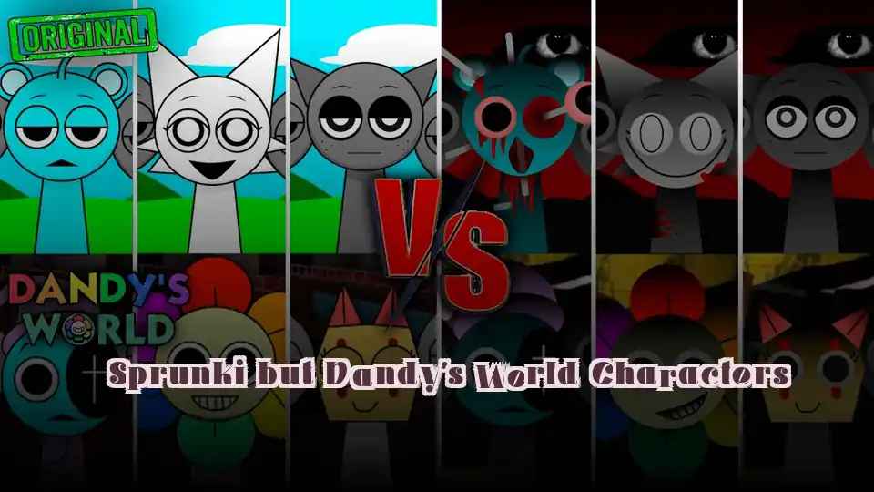 Sprunki but Dandy's World Characters