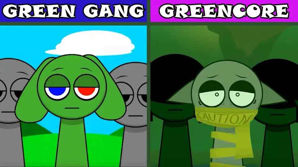 Sprunki Green Gang