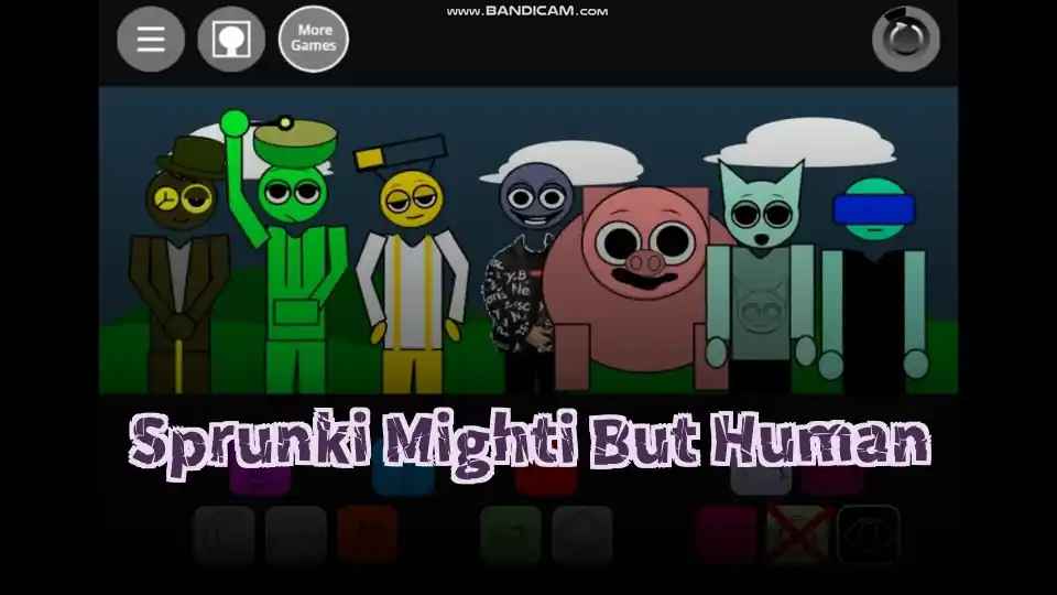 Sprunki Mighti But Human
