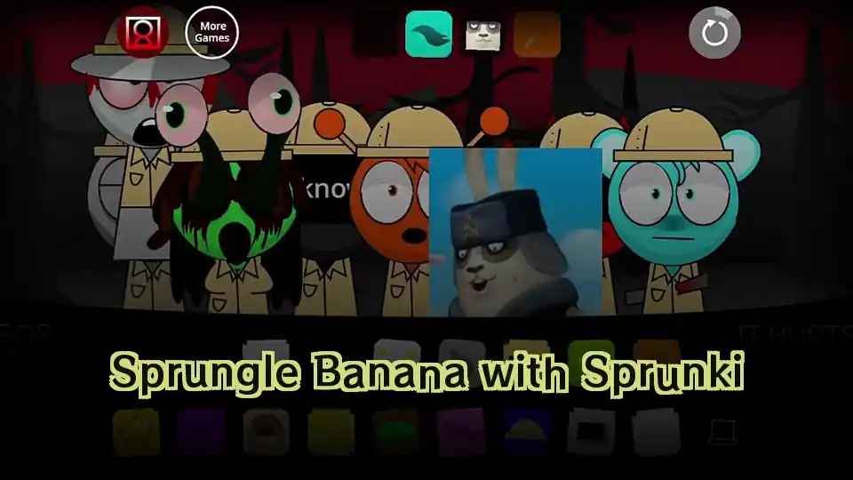 Sprungle Banana with Sprunki