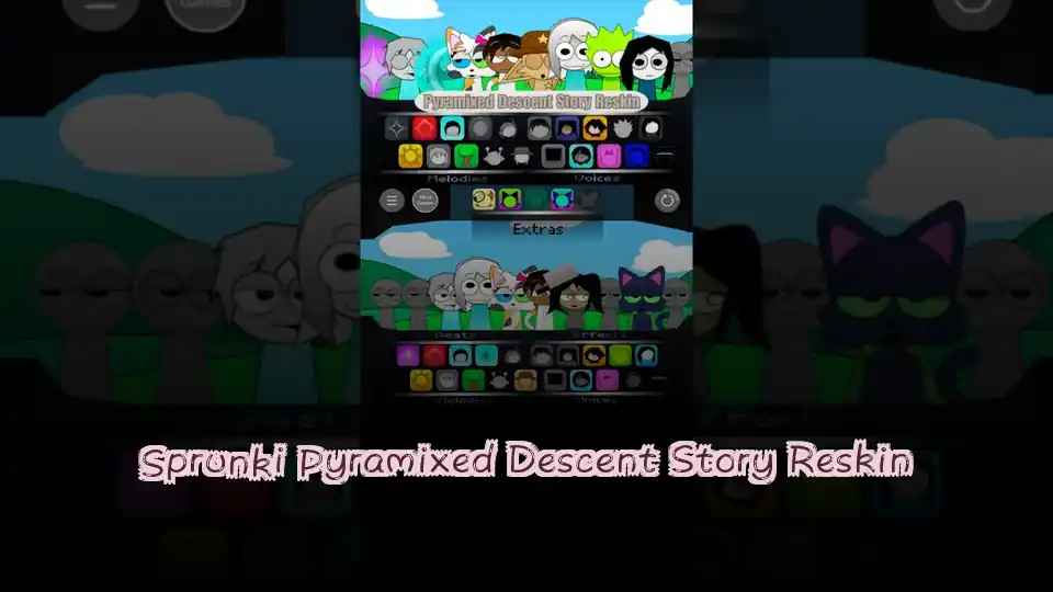 Sprunki Pyramixed Descent Story Reskin