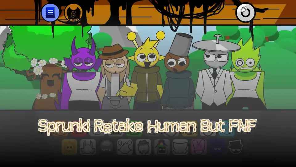 Sprunki Retake Human But FNF
