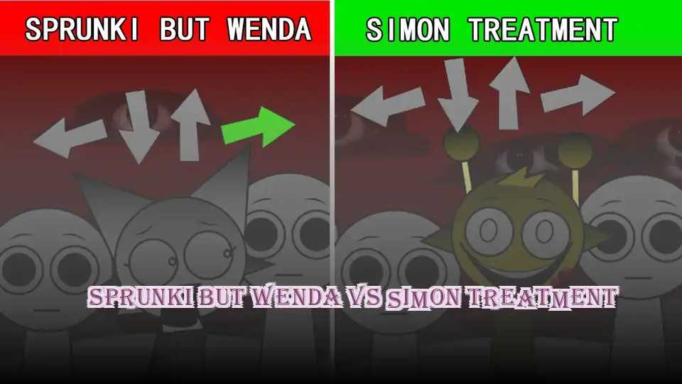Sprunki But Wenda vs Simon Treatment
