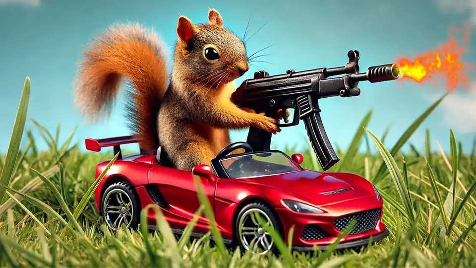 Squirrel With A Gun
