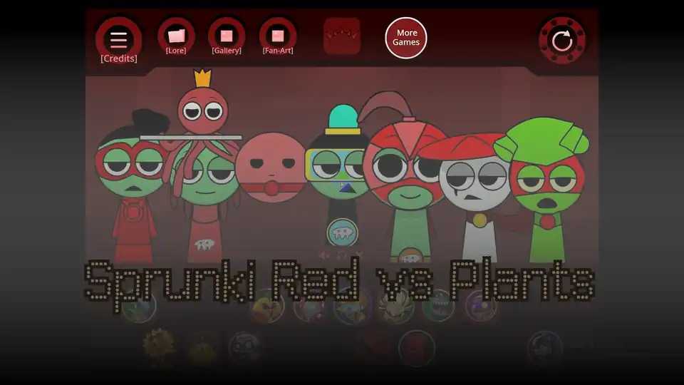 Sprunki Red vs Plants