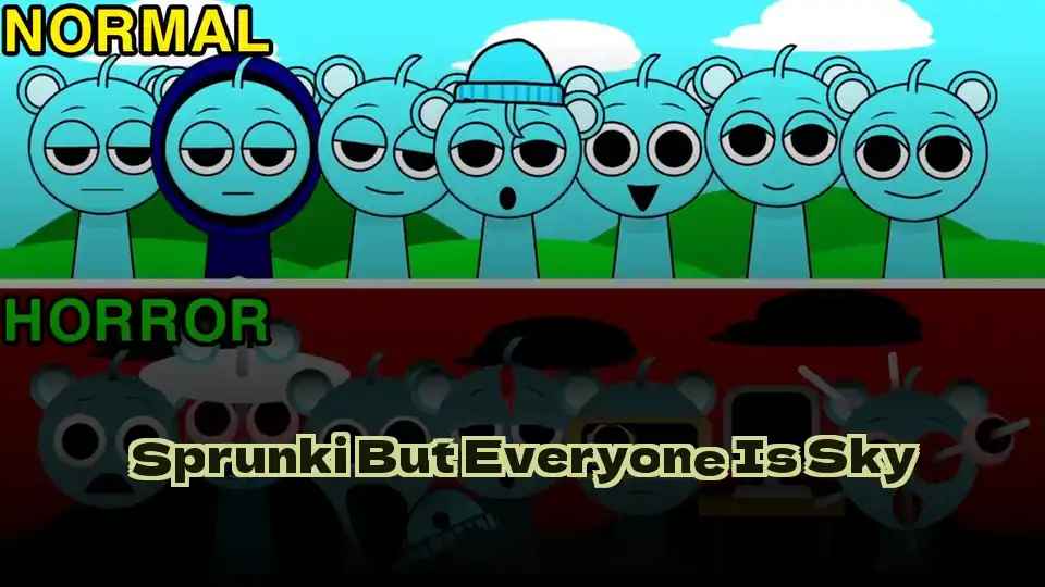 Sprunki But Everyone Is Sky