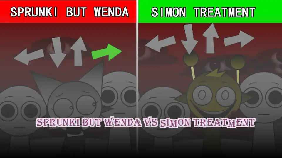 Sprunki But Wenda vs Simon Treatment